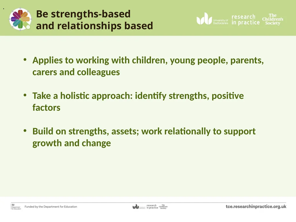 Tackling Child Exploitation: taking a principled - slide 17 of 32