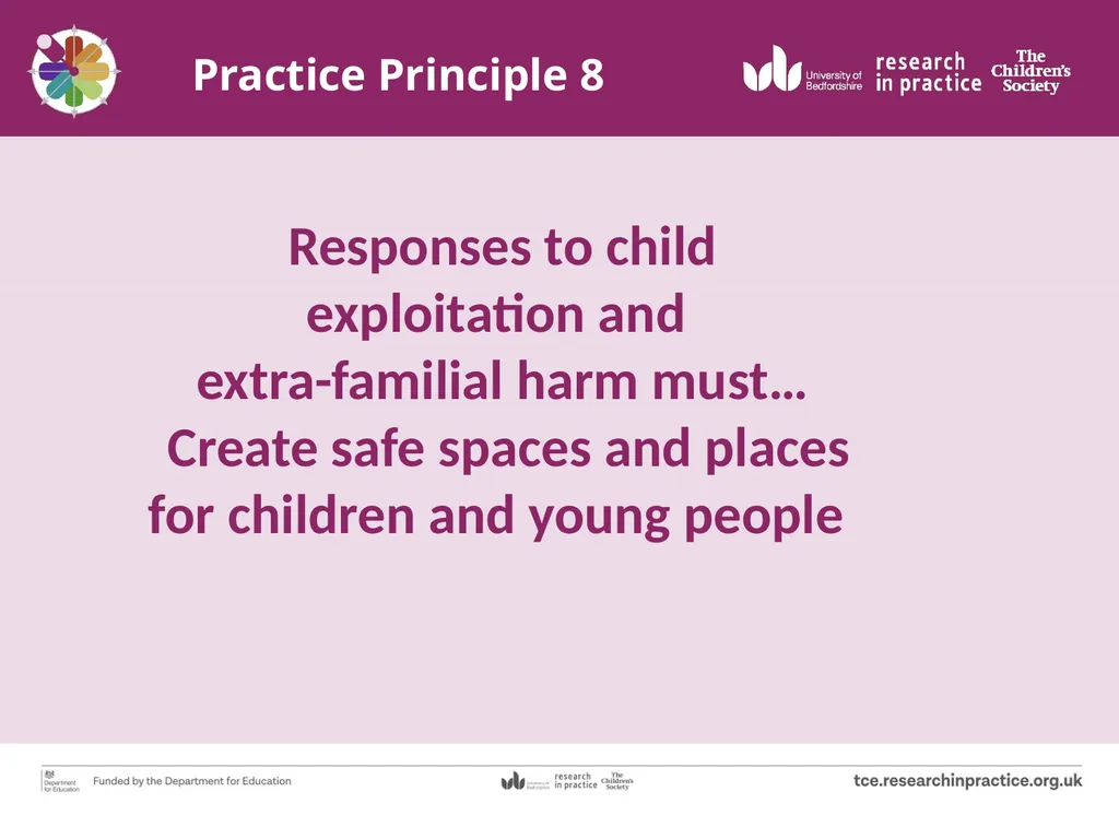Tackling Child Exploitation: taking a principled - slide 28 of 32