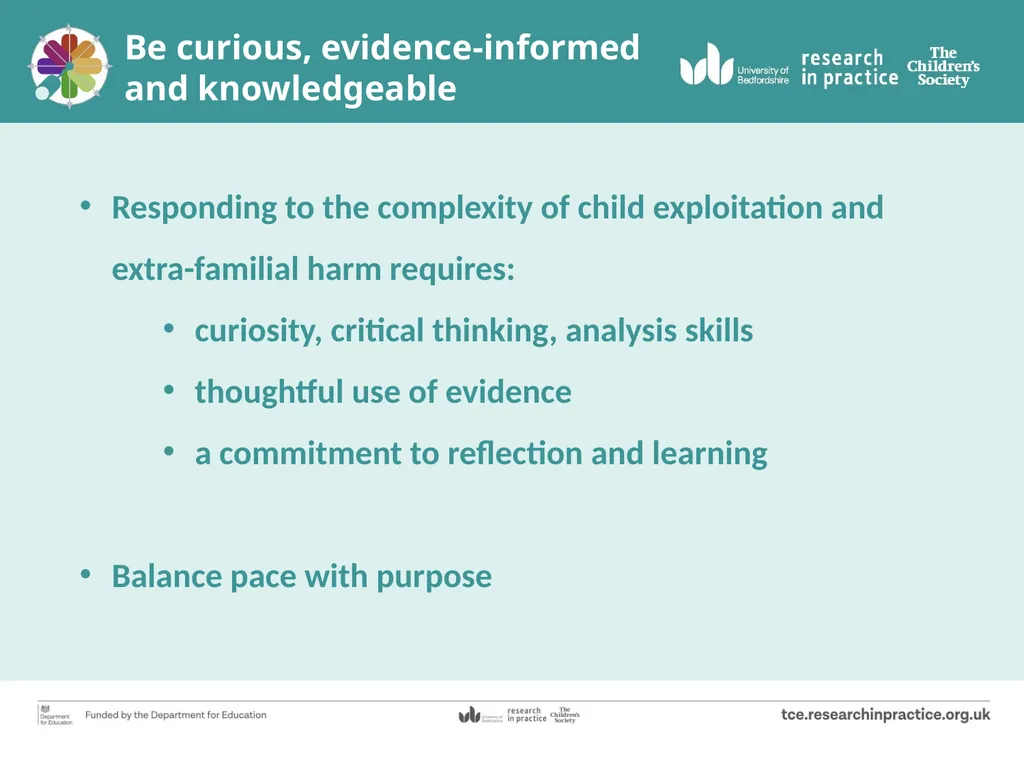 Tackling Child Exploitation: taking a principled - slide 23 of 32