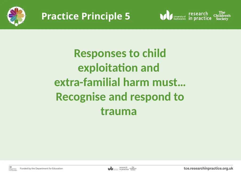 Tackling Child Exploitation: taking a principled - slide 19 of 32