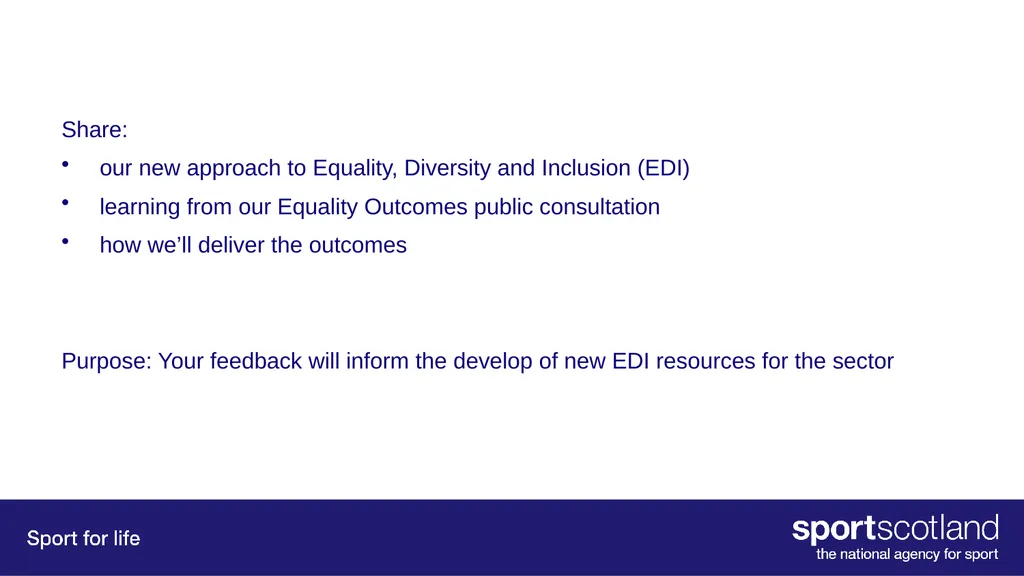 Our Equality, Inclusion and Diversity approach - slide 4 of 34