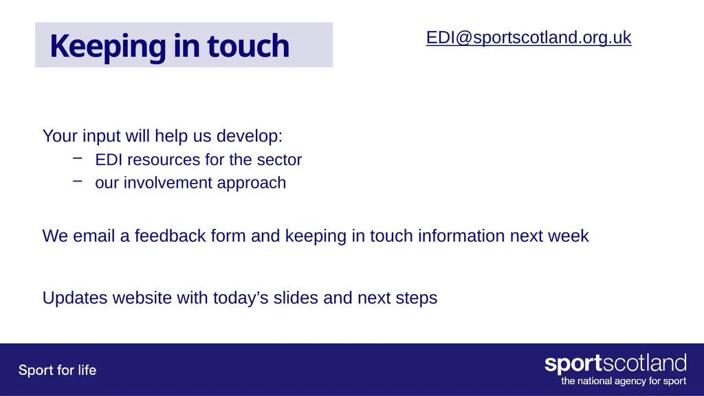 Our Equality, Inclusion and Diversity approach - slide 31 of 34