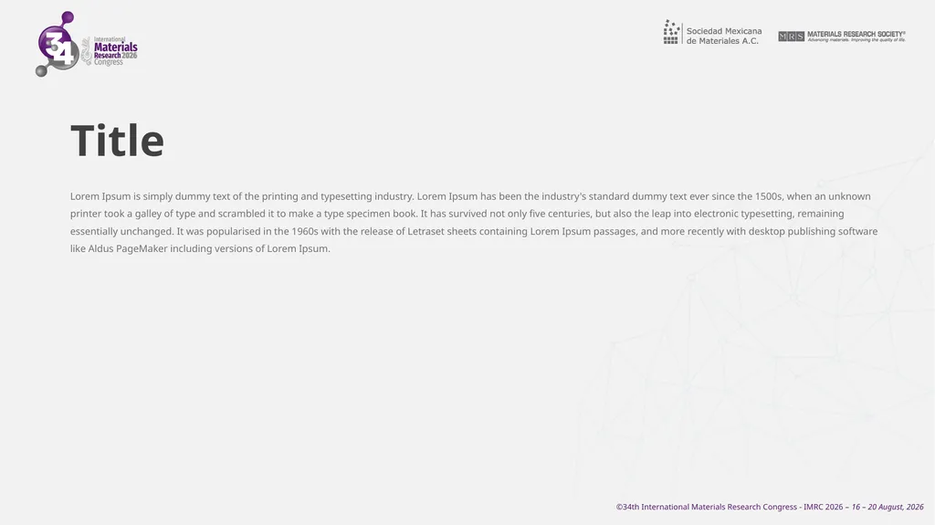 Symposium name Place your Presentation Title in - slide 2 of 10