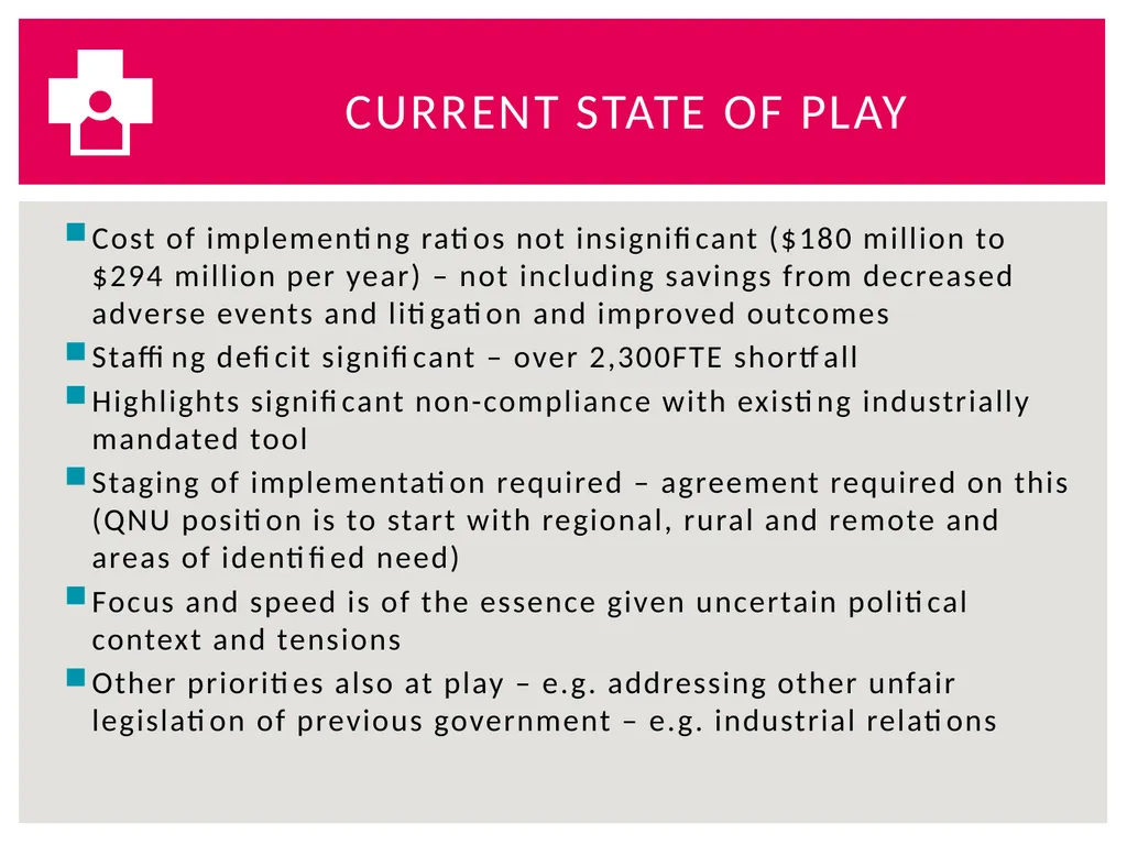 Beth Mohle Secretary Queensland Nurses’ Union PSI - slide 5 of 7