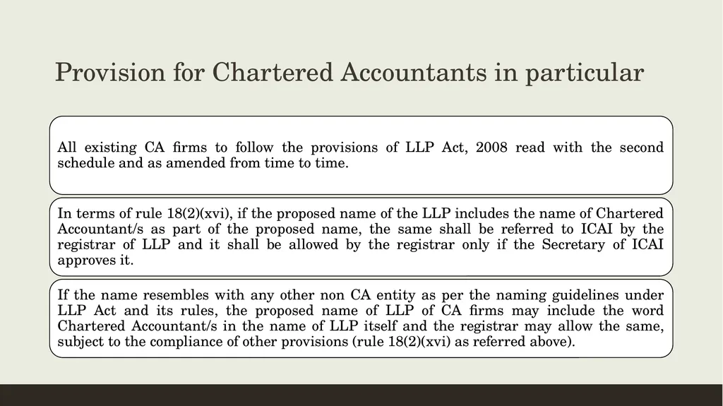 CONVERSION OF CA FIRMS INTO LLP Prepared by CA K - slide 27 of 47
