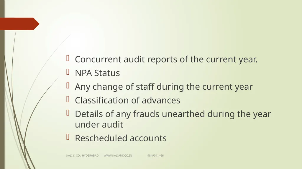 CA MV KALI PRASAD FCA Sr Partner KALI & Co., - slide 17 of 25