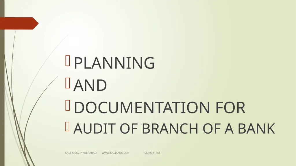 CA MV KALI PRASAD FCA Sr Partner KALI & Co., - slide 2 of 25