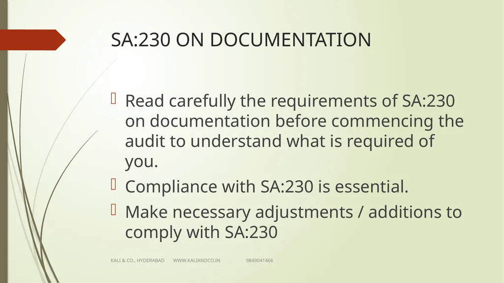 CA MV KALI PRASAD FCA Sr Partner KALI & Co., - slide 9 of 25