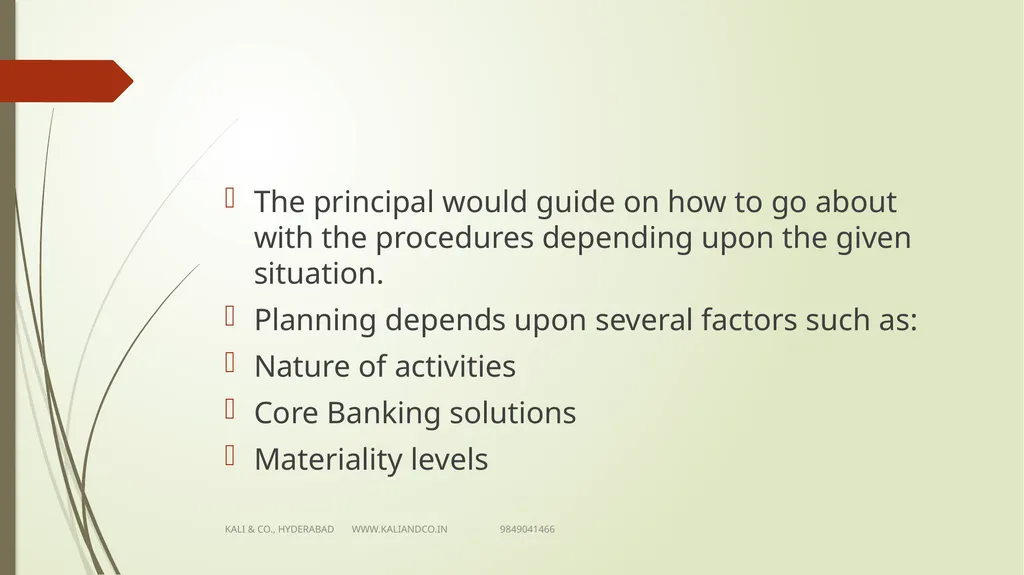 CA MV KALI PRASAD FCA Sr Partner KALI & Co., - slide 6 of 25