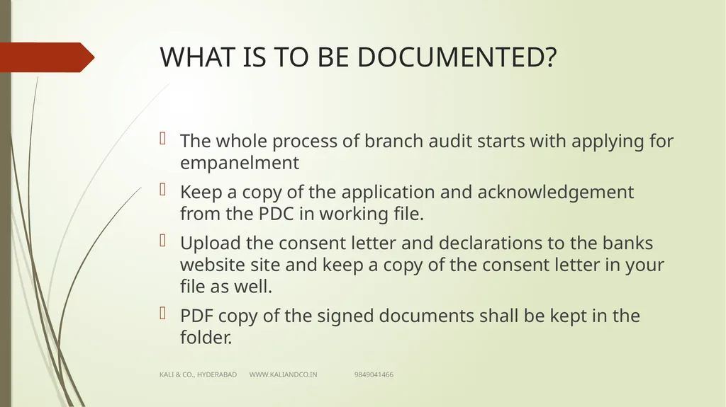CA MV KALI PRASAD FCA Sr Partner KALI & Co., - slide 10 of 25