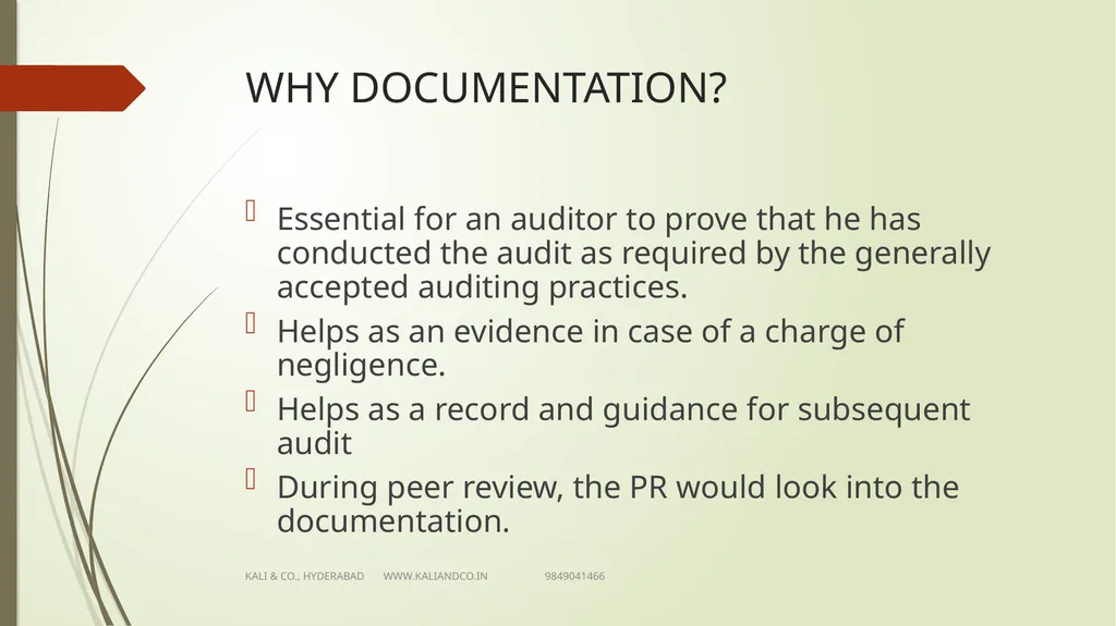 CA MV KALI PRASAD FCA Sr Partner KALI & Co., - slide 8 of 25