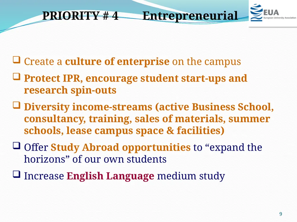 FACULTY and DEPARTMENTAL STRUCTURES: WHAT DRIVES - slide 9 of 21