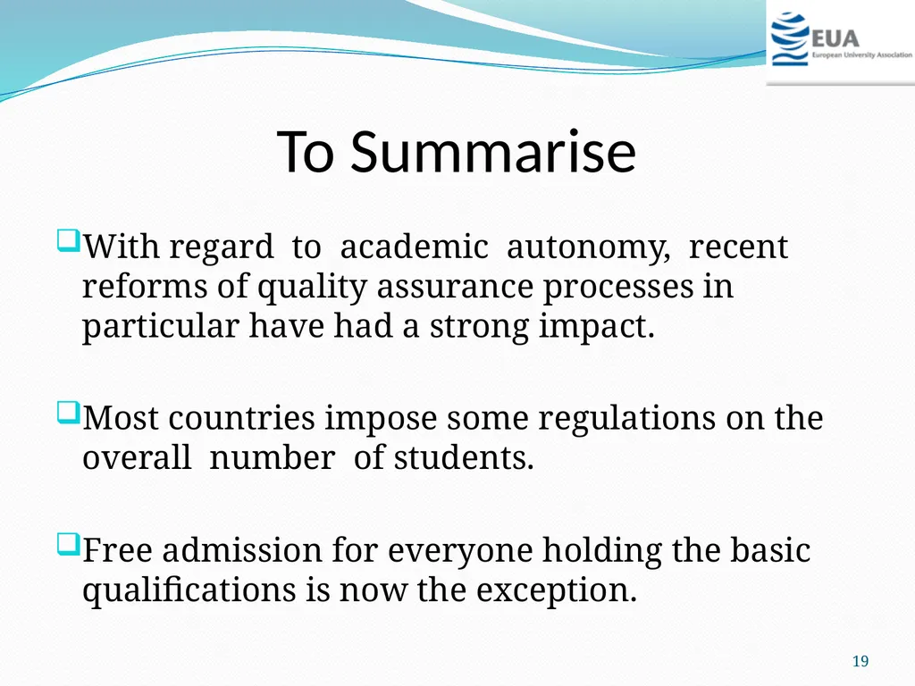 FACULTY and DEPARTMENTAL STRUCTURES: WHAT DRIVES - slide 19 of 21