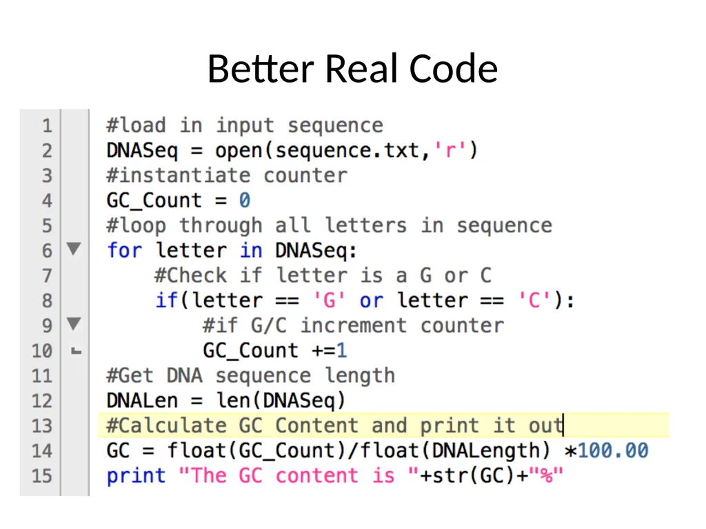 Psuedo Code Pseudo Code Pseudo = Fake Code = Fancy - slide 24 of 29