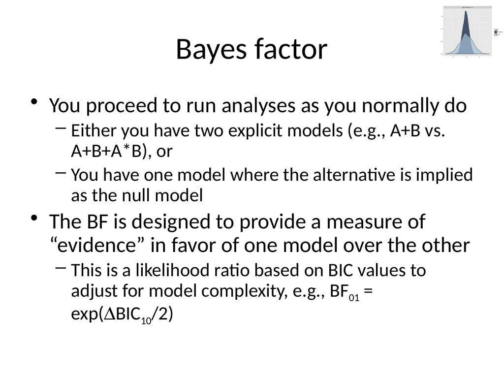 Bayesian data analysis: What is it and when should - slide 6 of 30
