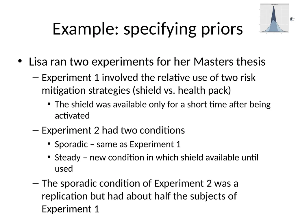 Bayesian data analysis: What is it and when should - slide 25 of 30