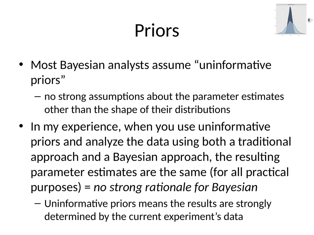 Bayesian data analysis: What is it and when should - slide 11 of 30