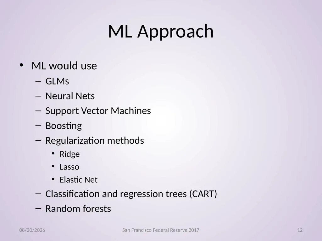 Econometrics, Machine Learning Gregory M Duncan - slide 12 of 51