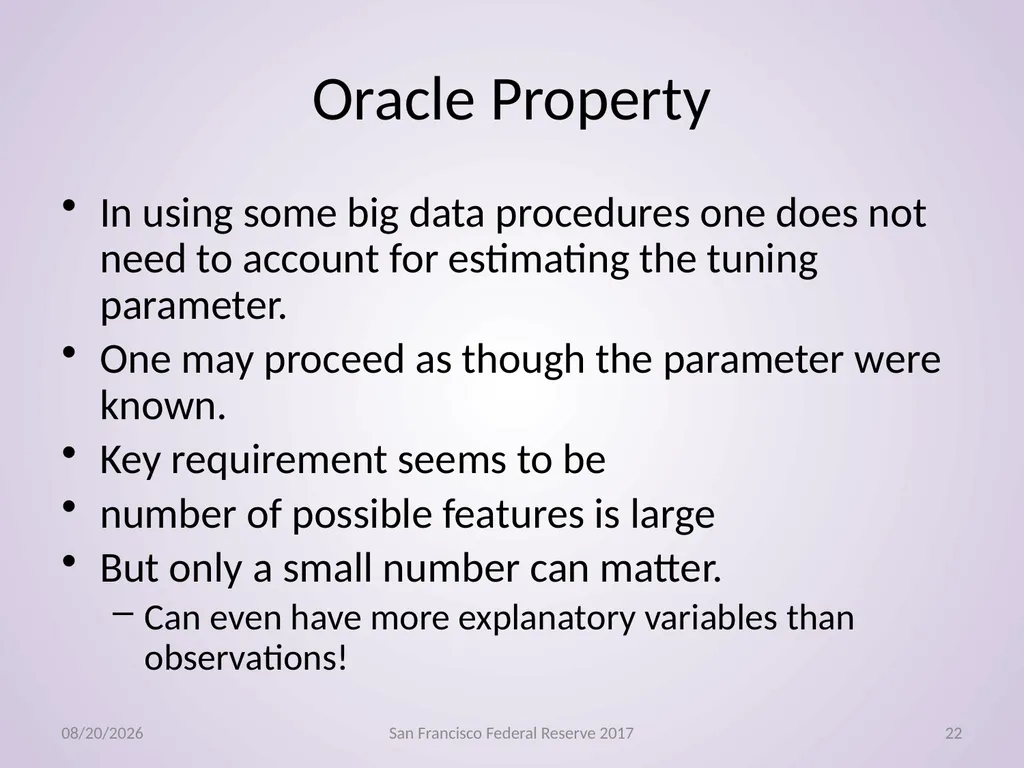 Econometrics, Machine Learning Gregory M Duncan - slide 22 of 51