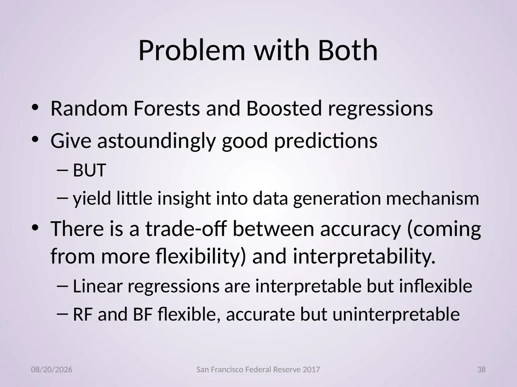 Econometrics, Machine Learning Gregory M Duncan - slide 38 of 51