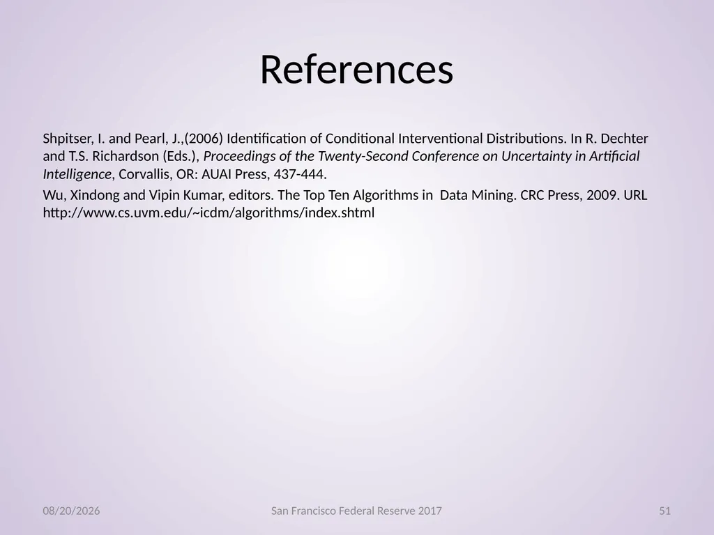Econometrics, Machine Learning Gregory M Duncan - slide 51 of 51