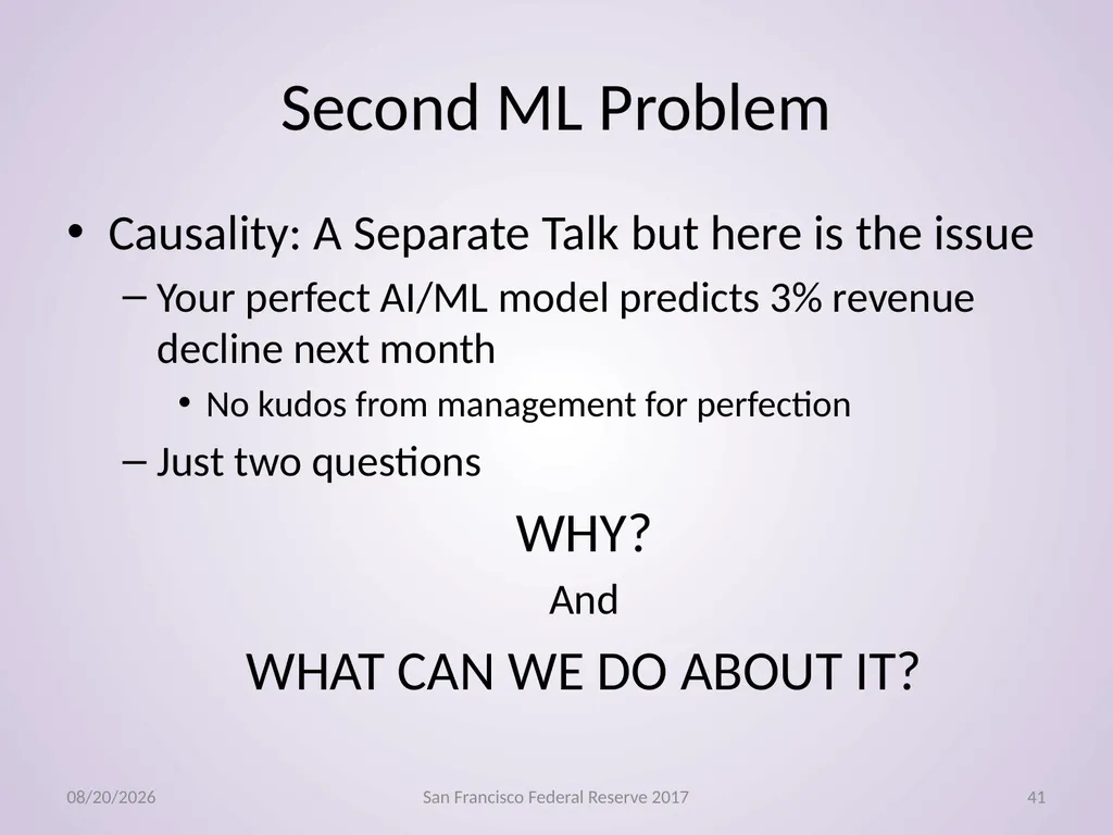 Econometrics, Machine Learning Gregory M Duncan - slide 41 of 51