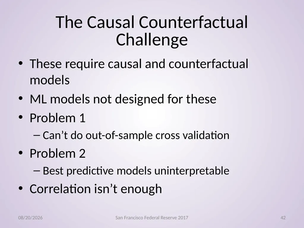 Econometrics, Machine Learning Gregory M Duncan - slide 42 of 51