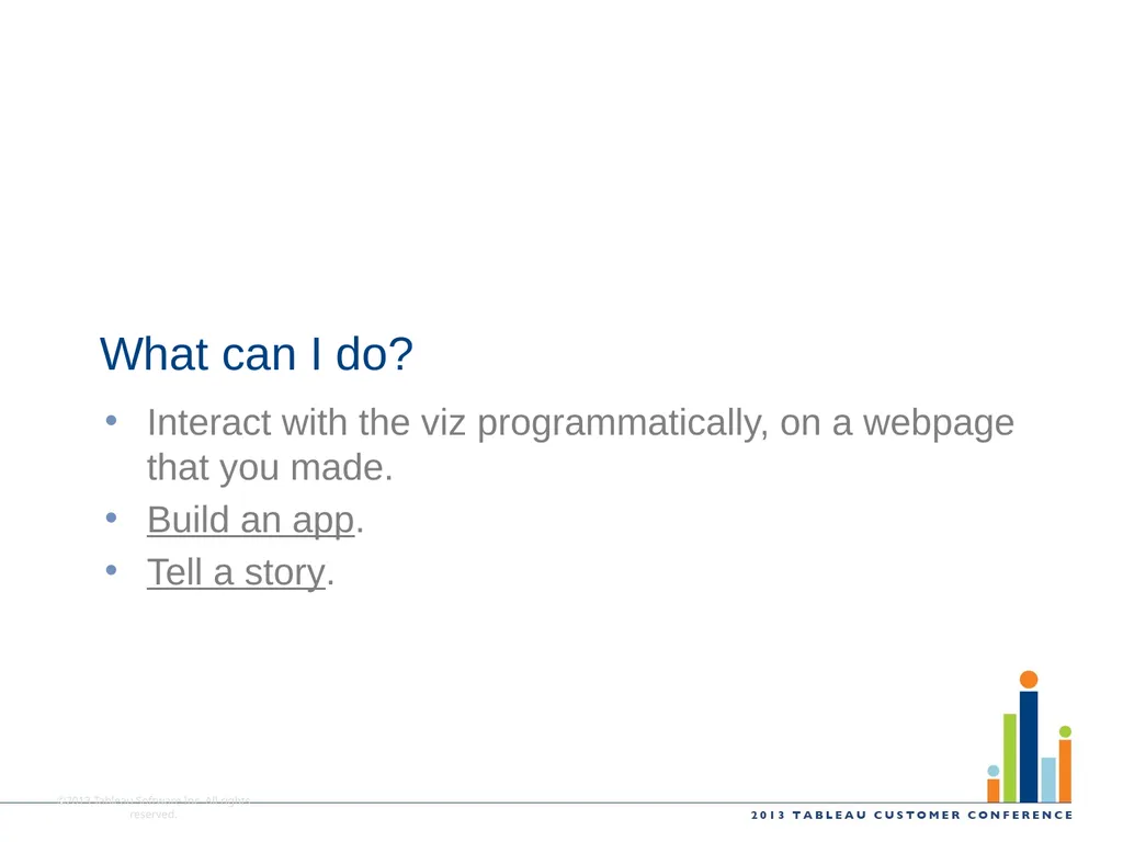 With interaction, you can make an existing viz - slide 3 of 18