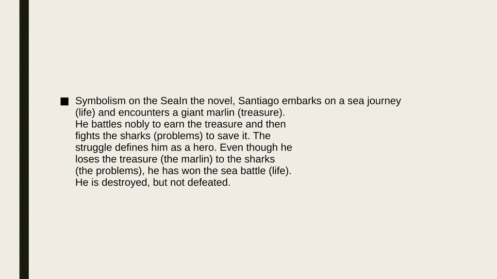 The Old Man and the Sea By Ernest Hemingway MA - slide 5 of 14