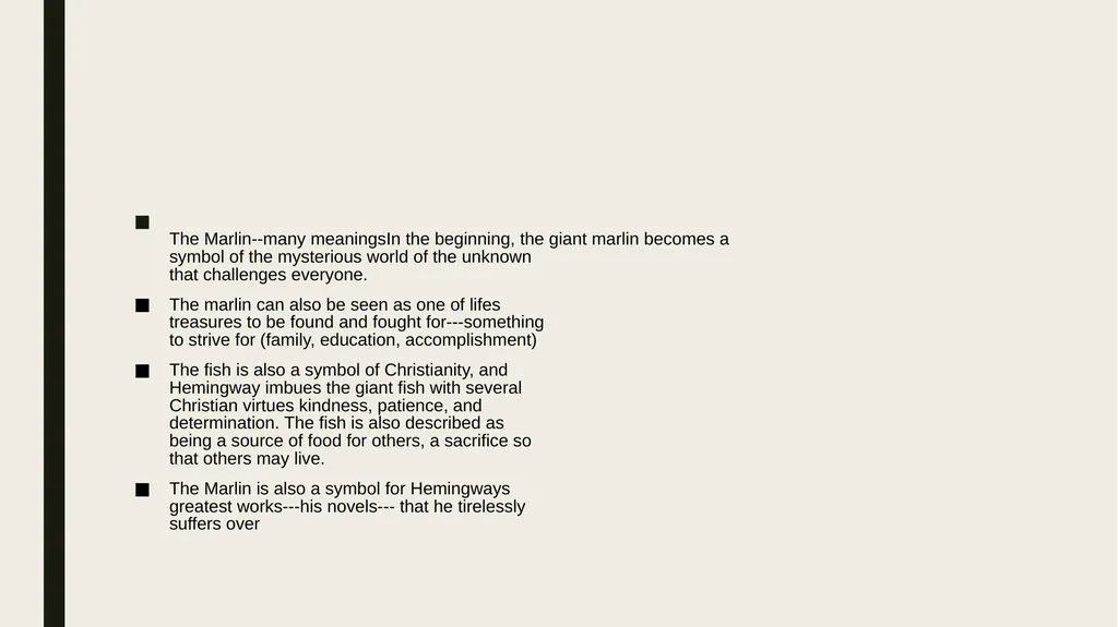 The Old Man and the Sea By Ernest Hemingway MA - slide 6 of 14