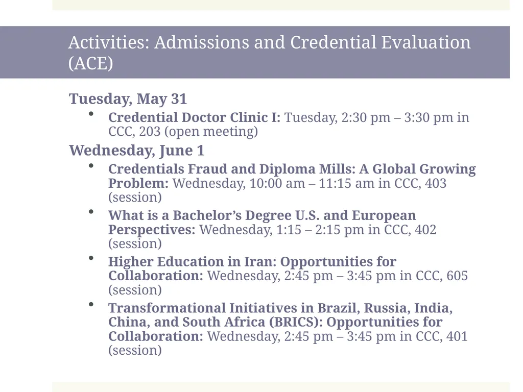 New to International Enrollment Management: - slide 16 of 28