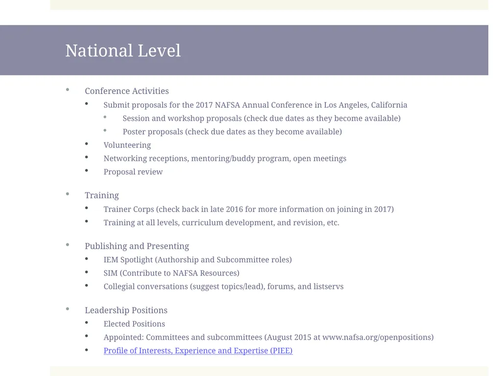 New to International Enrollment Management: - slide 24 of 28