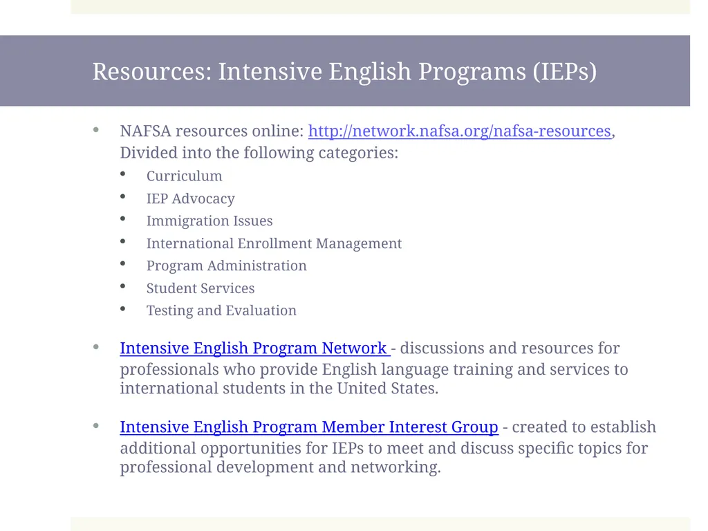 New to International Enrollment Management: - slide 19 of 28