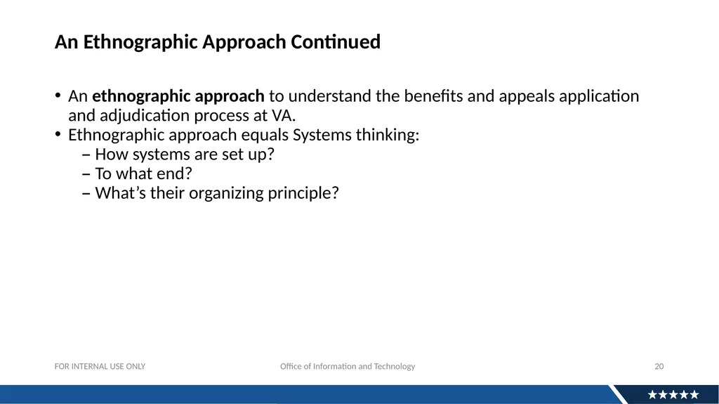 Discovery Research For APIs: Why And How Andrew - slide 20 of 36