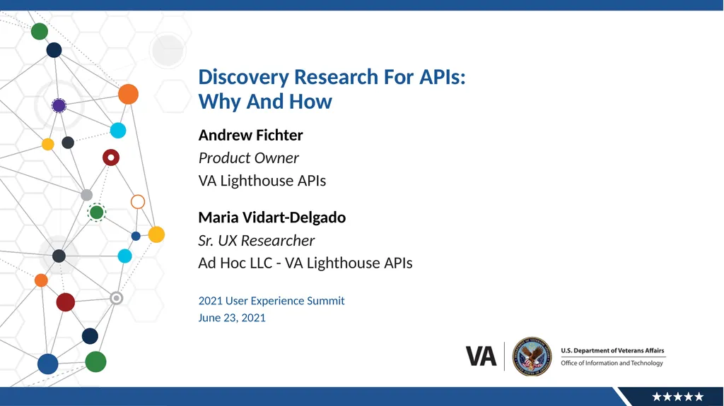Discovery Research For APIs: Why And How Andrew - slide 1 of 36