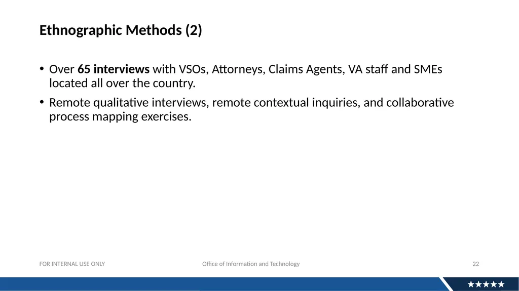 Discovery Research For APIs: Why And How Andrew - slide 22 of 36