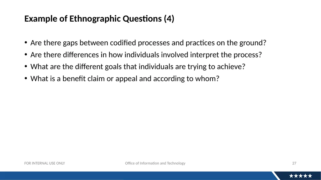 Discovery Research For APIs: Why And How Andrew - slide 27 of 36