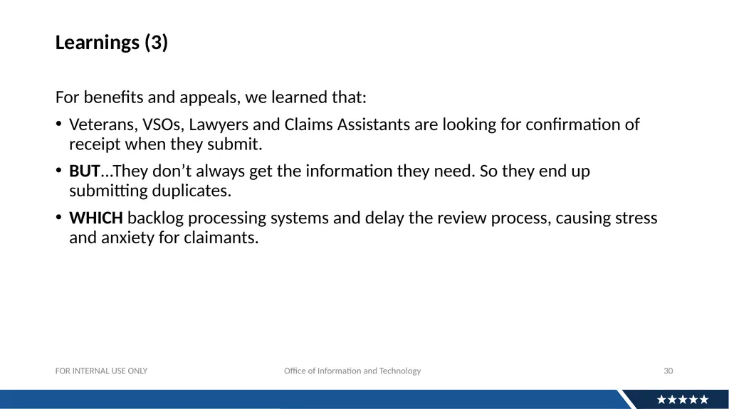 Discovery Research For APIs: Why And How Andrew - slide 30 of 36