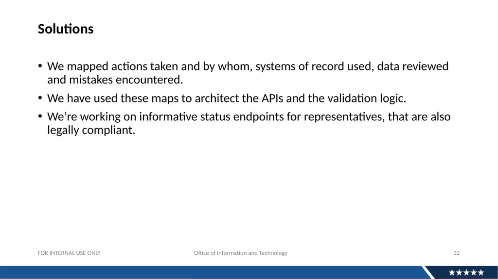 Discovery Research For APIs: Why And How Andrew - slide 32 of 36