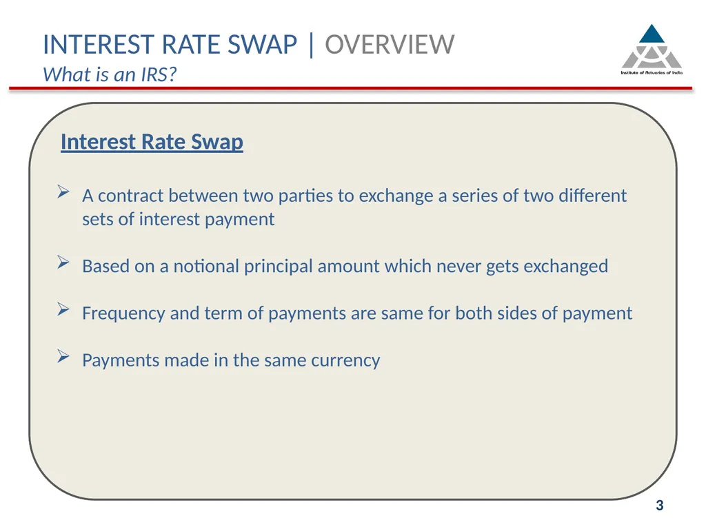 Indian Actuarial Profession Serving the Cause of - slide 3 of 21