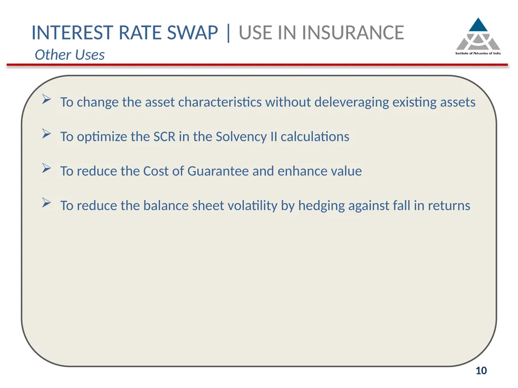 Indian Actuarial Profession Serving the Cause of - slide 10 of 21