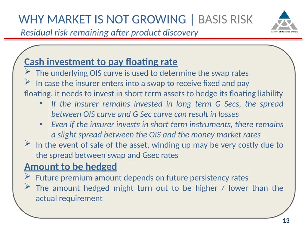 Indian Actuarial Profession Serving the Cause of - slide 13 of 21