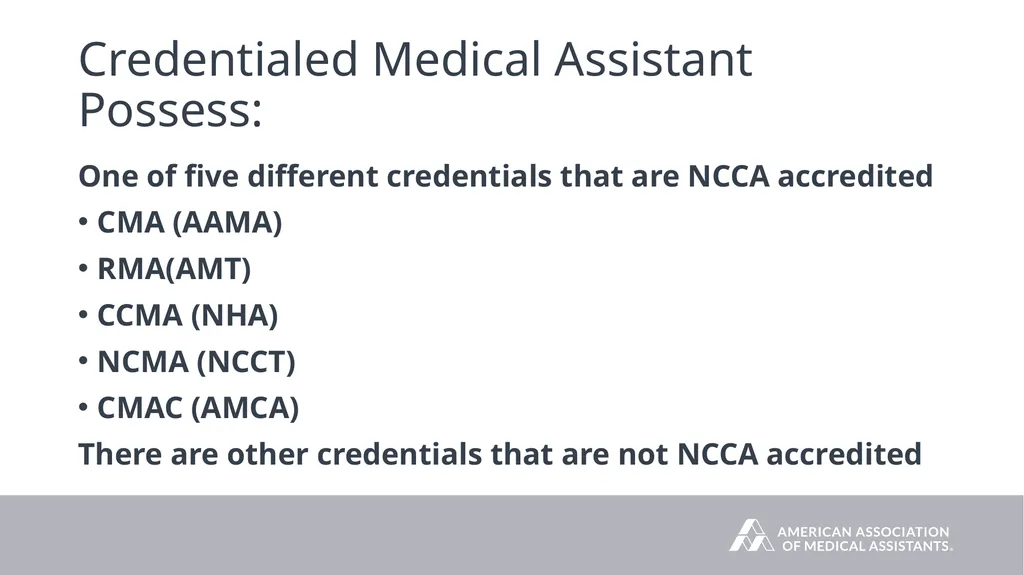 Why Hire a Credentialed Medical Assistant? © 2024 - slide 4 of 10