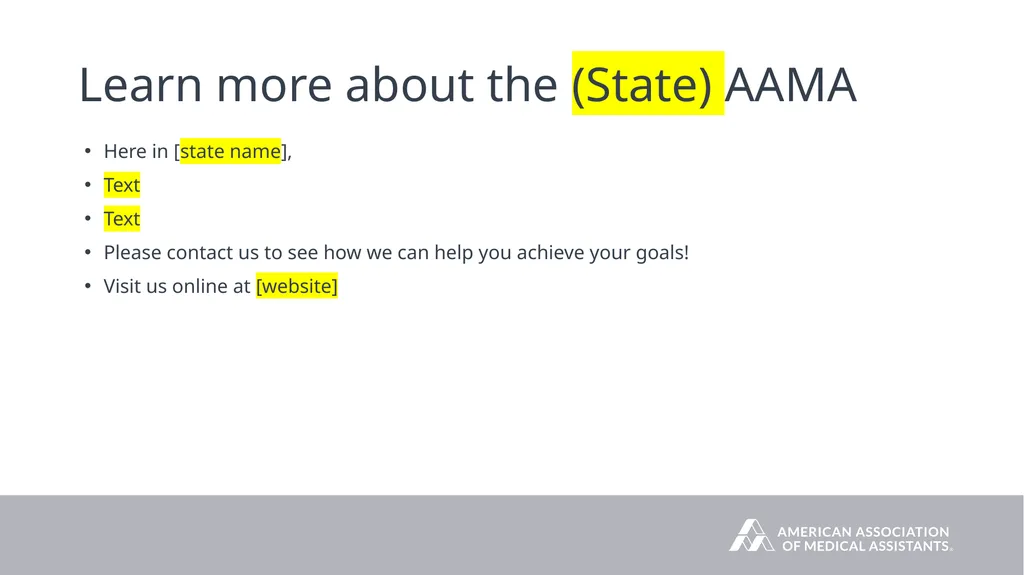 Why Hire a Credentialed Medical Assistant? © 2024 - slide 9 of 10