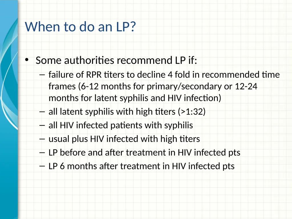 Part 2 Syphilis Testing: Selection and - slide 51 of 56
