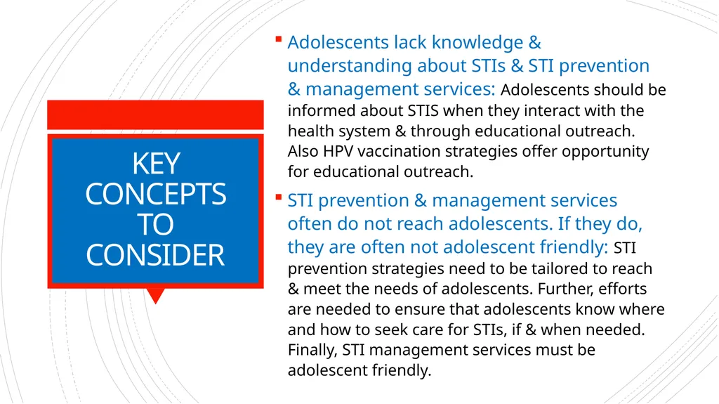 SEXUALLY TRANSMITTED INFECTIONS (STIs) PREVENTION - slide 6 of 9