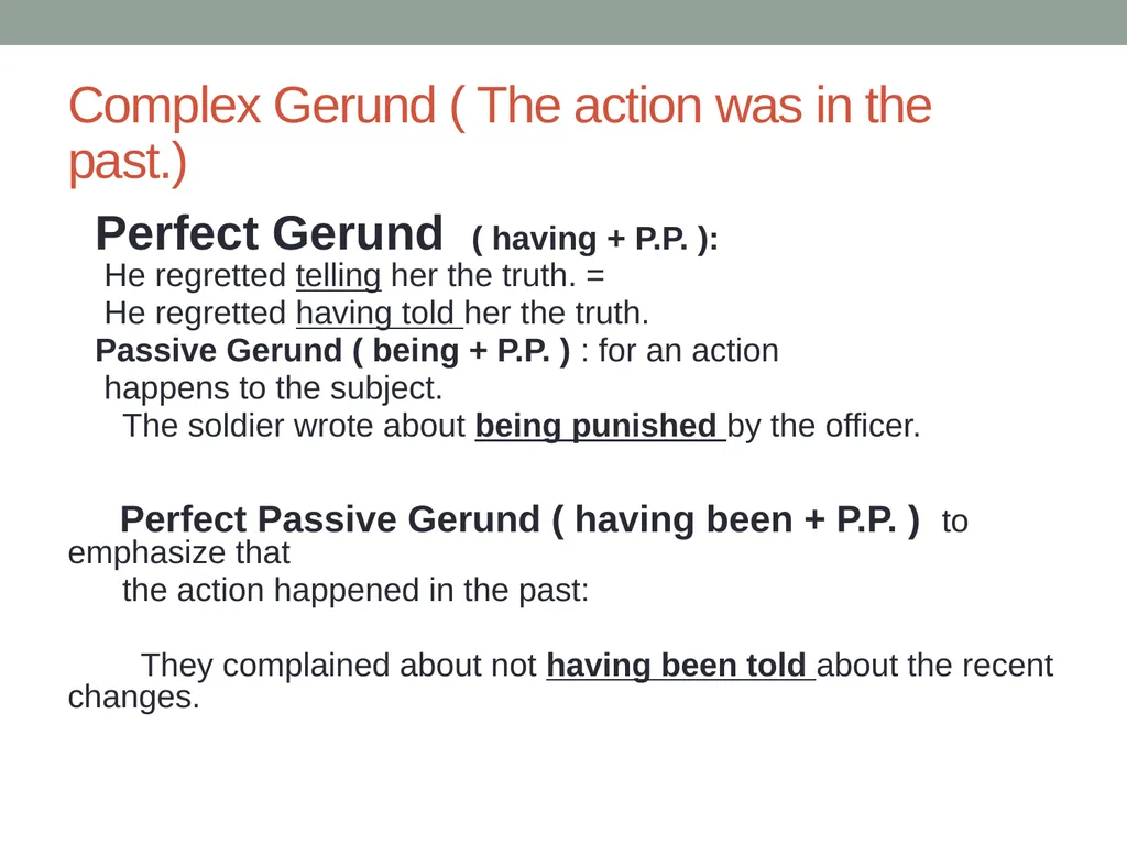 Infinitives & Gerunds Infinitives can be defined - slide 8 of 15