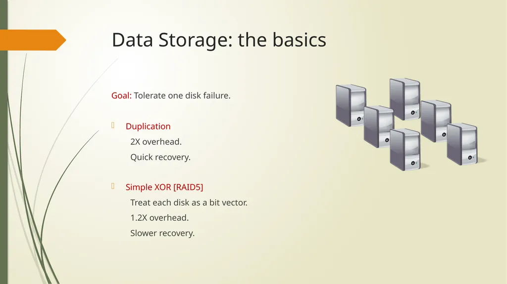 Coding for Modern Distributed Storage Systems: - slide 3 of 23