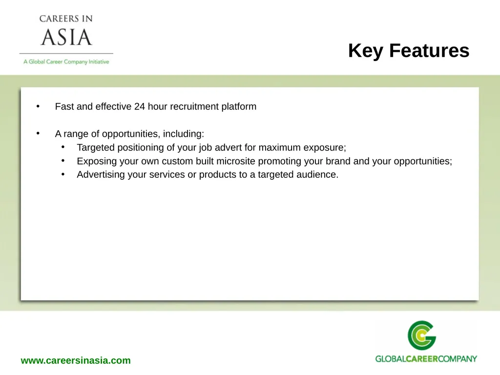 Recruitment Services Why Global Career Company - slide 17 of 20