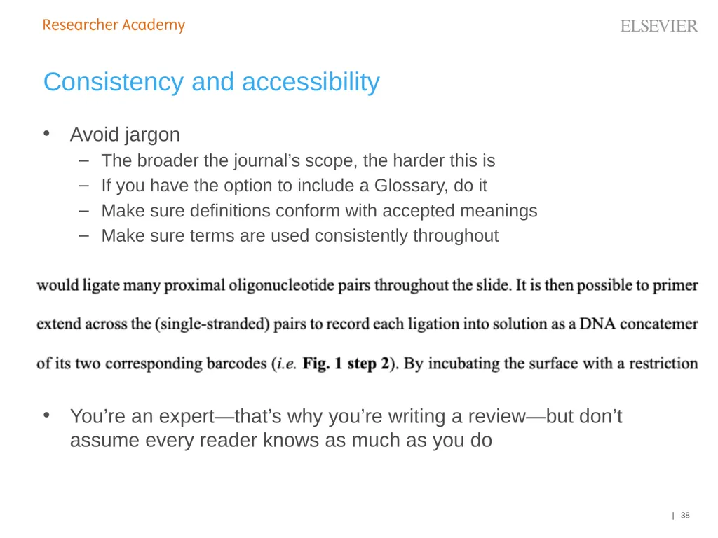An Editor’s Guide to Writing a Review 27 June 2019 - slide 38 of 53